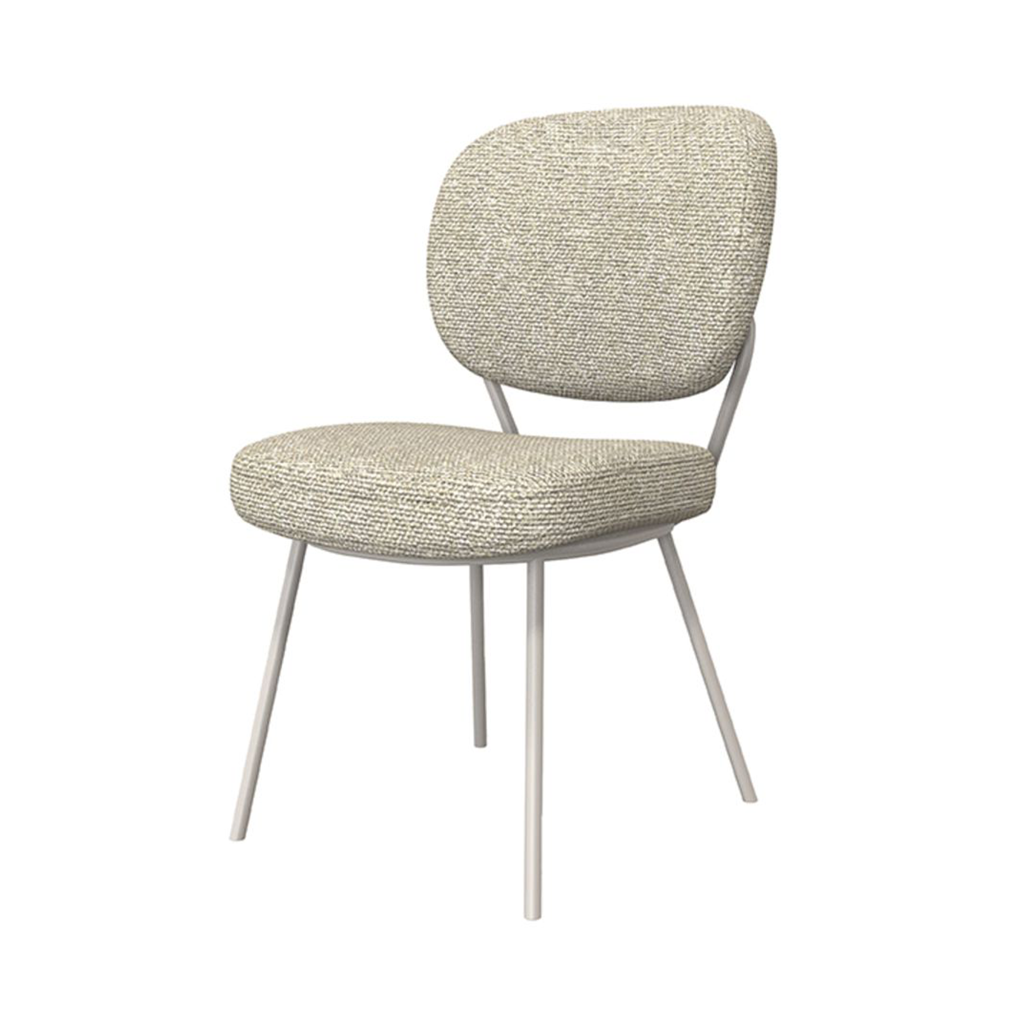 Stoel Laura naturel bouclé