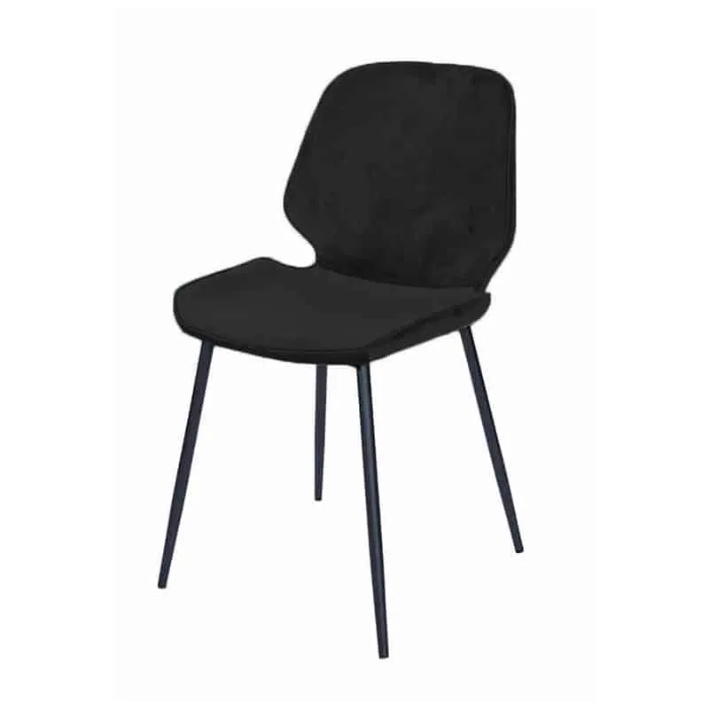 Stoel Ocean Velvet zwart