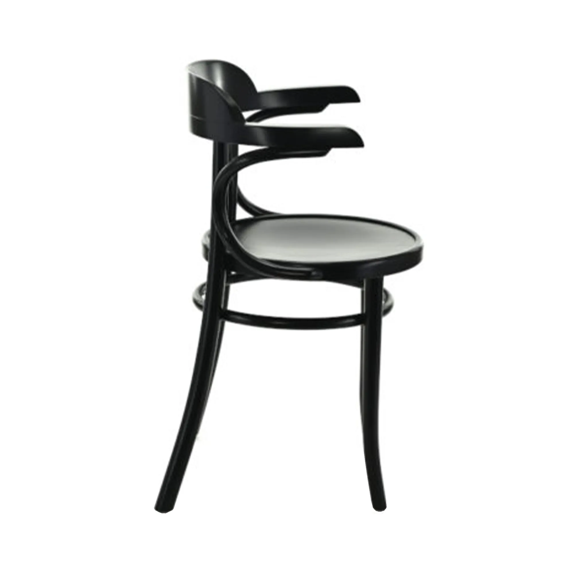 Stoel B 1110 zwart 2 Armstoel B-1110