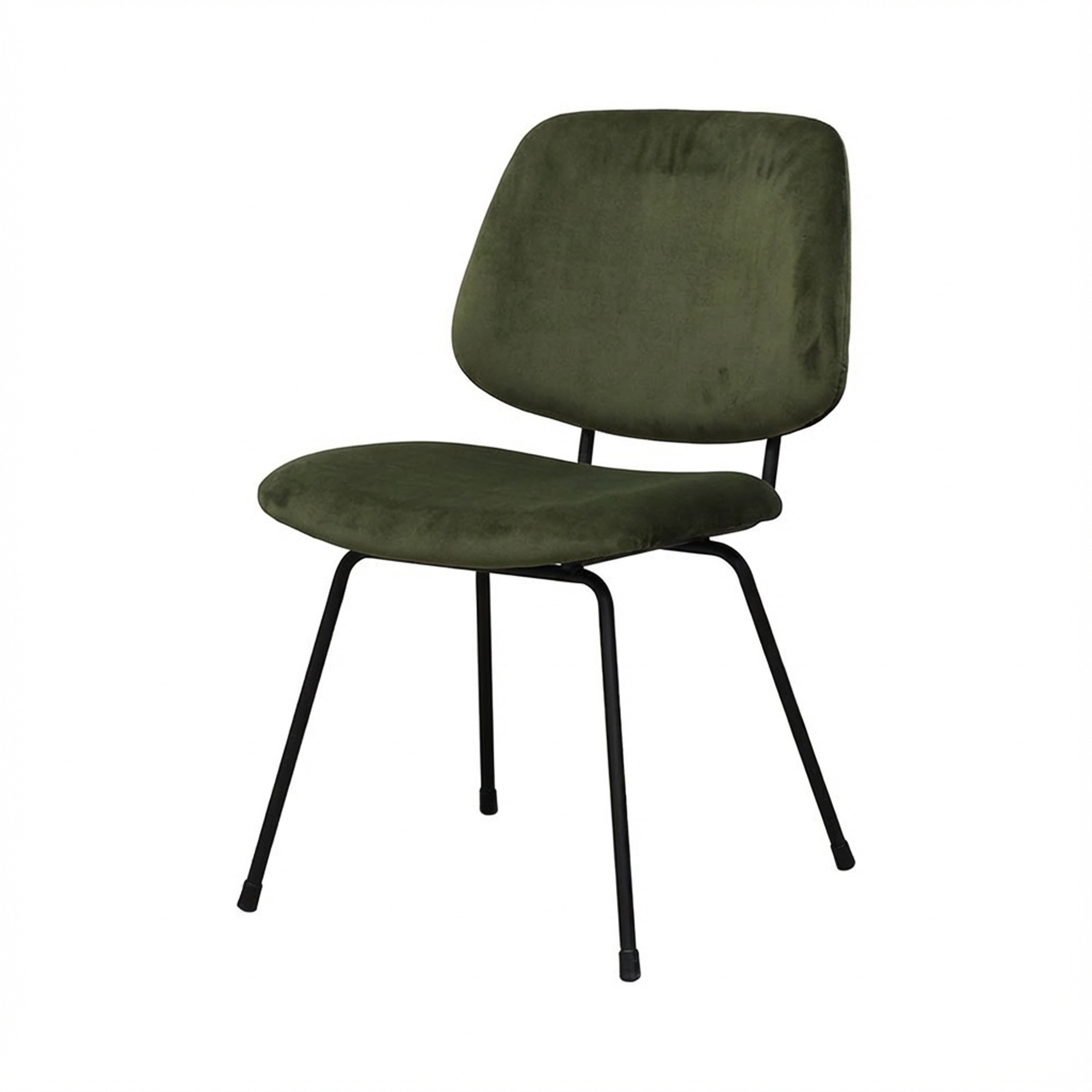 Stoel Sarah velvet legergroen