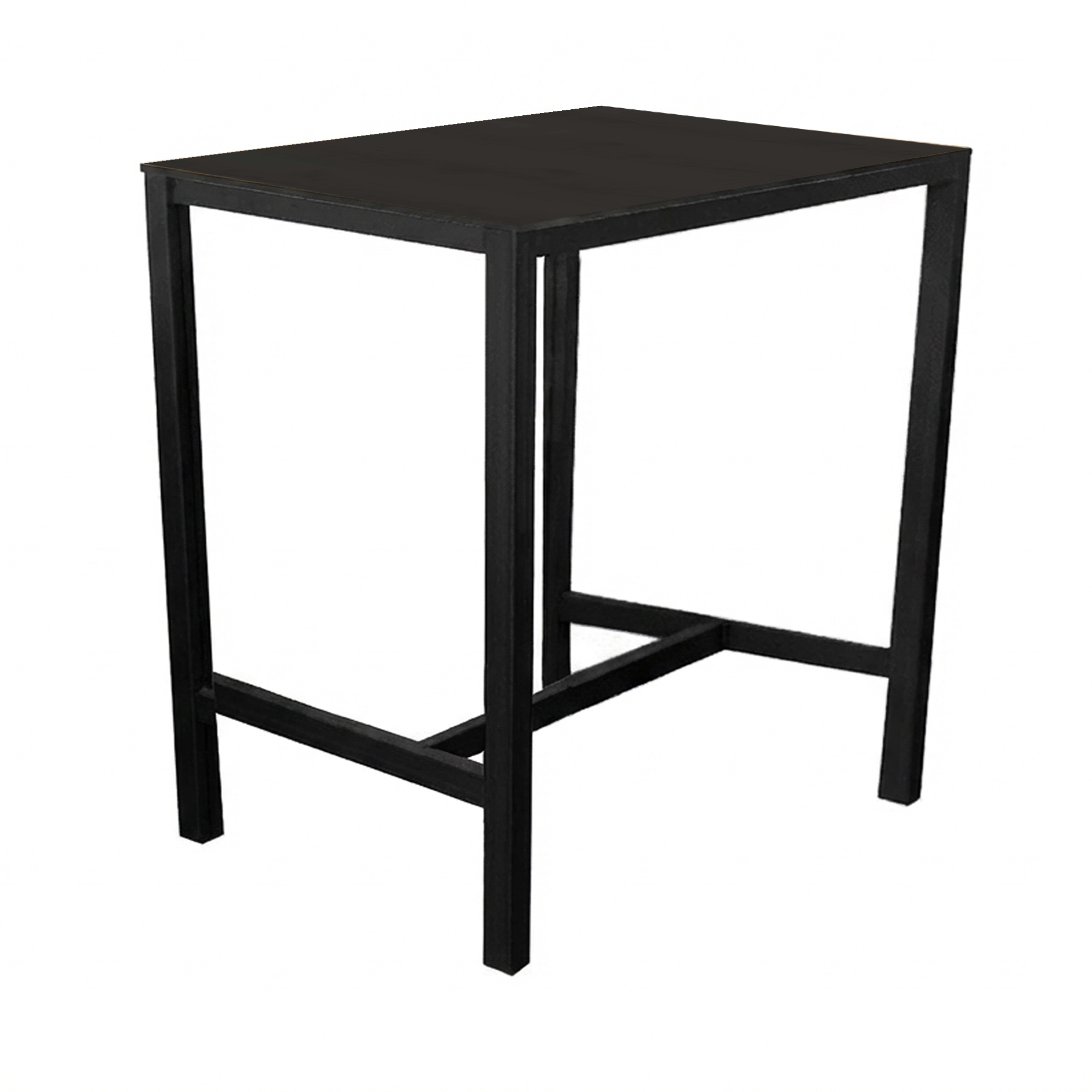 Outdoor bartafel New Delhi Black 70×70 cm