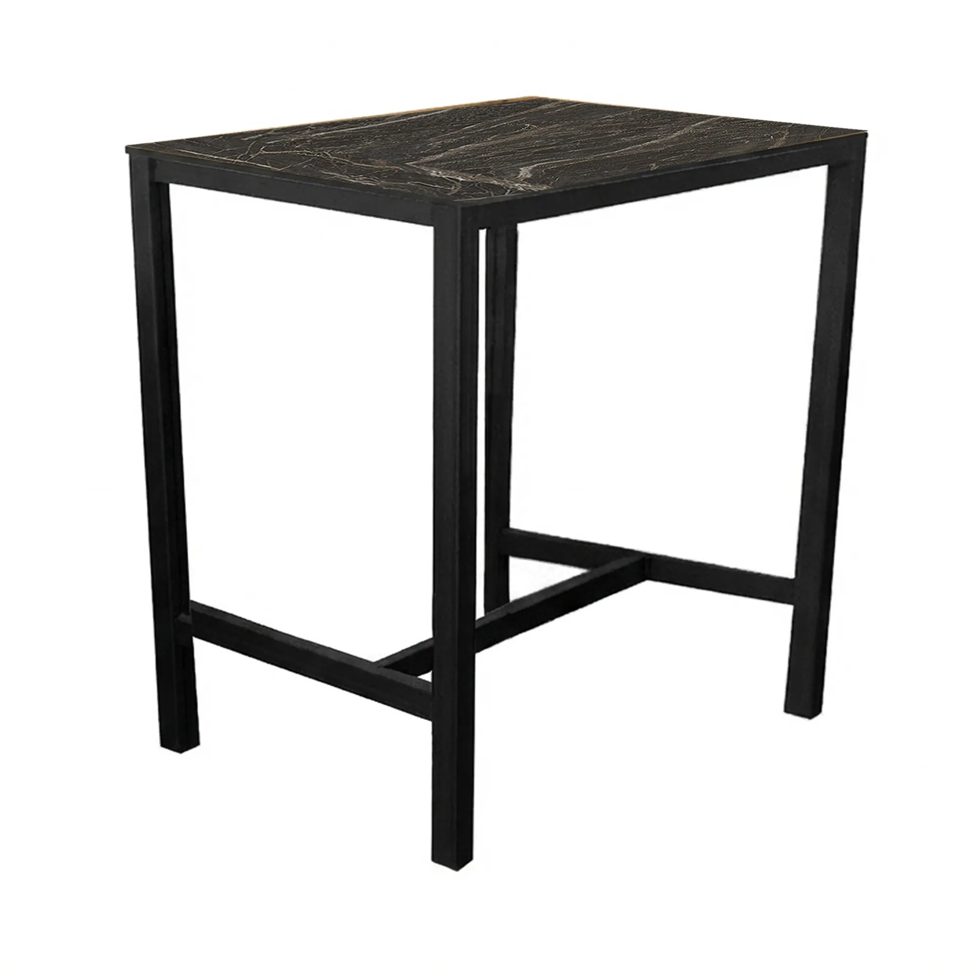 Bartafel Cesar New Delhi black marble 70x70 Outdoor bartafel New Delhi Black Marble 70×70 cm