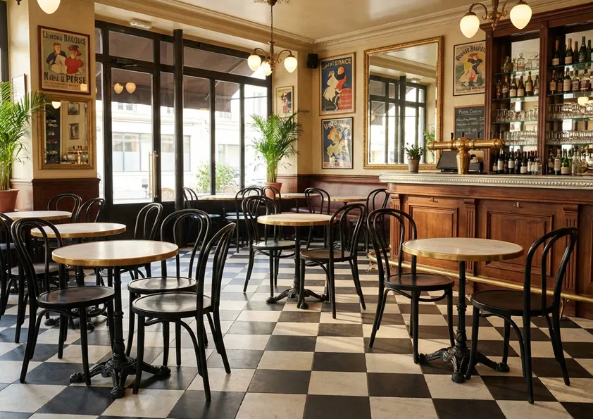 messing tafel a-18 Bistro terrastafel wit marmer messing
