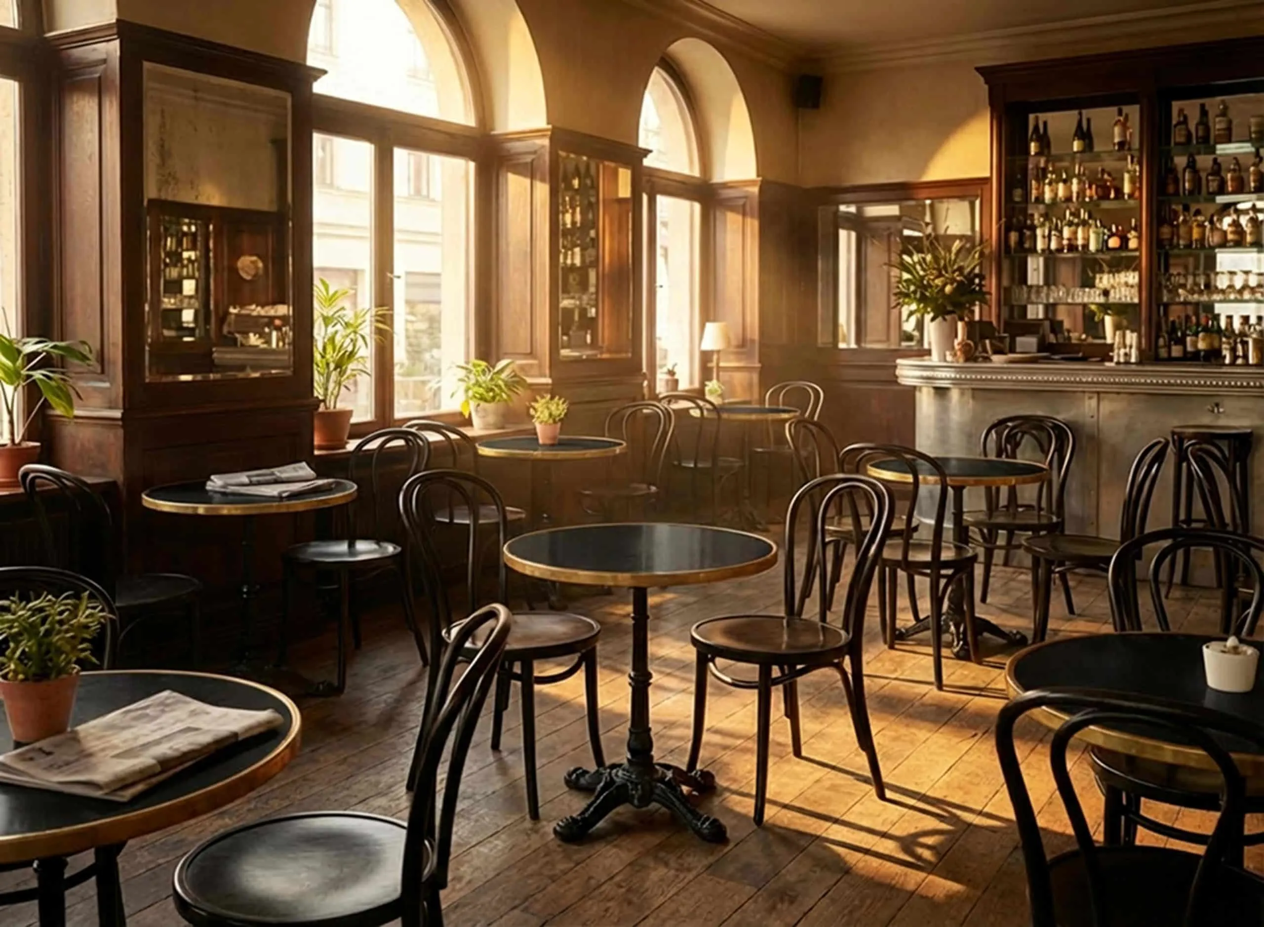 messing tafel zwart a-18 2 Bistro terrastafel zwart marmer messing